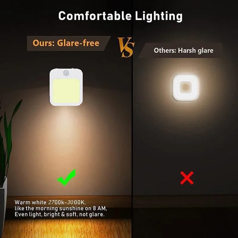 Luce Notturna LED con Sensore di Movimento – Lampada Dimmable per Camera, Corridoio e Armadi