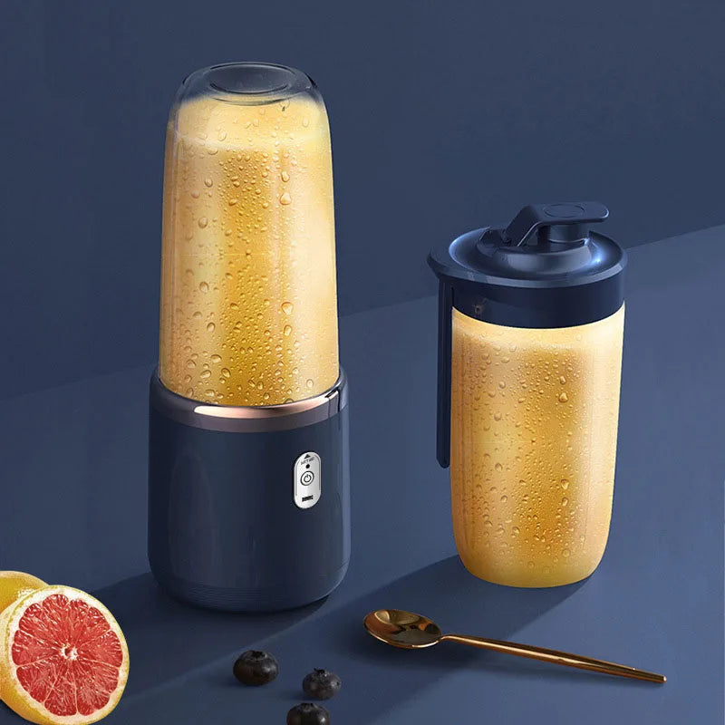 Frullatore Portatile USB 400ml – Mini Blender Elettrico per Frutta e Smoothie