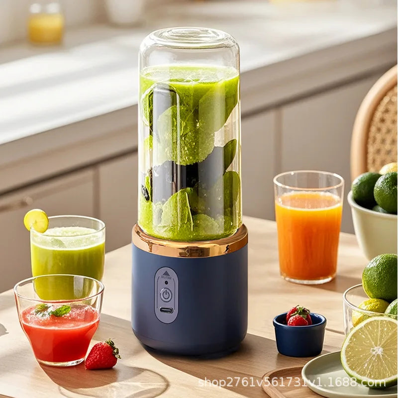 Frullatore Portatile USB 400ml – Mini Blender Elettrico per Frutta e Smoothie
